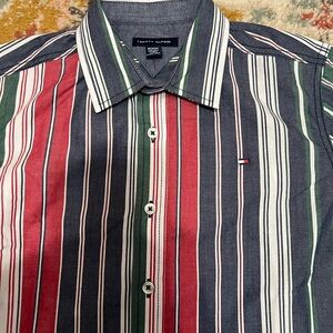 Tommy Hilfiger Boys Multicolor Striped Shirt